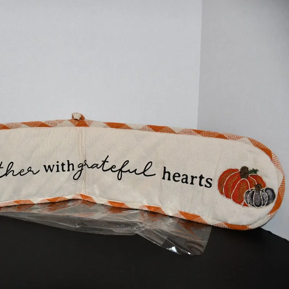 Mud Pie Festive Fall Collection Double Oven Mitt NWT